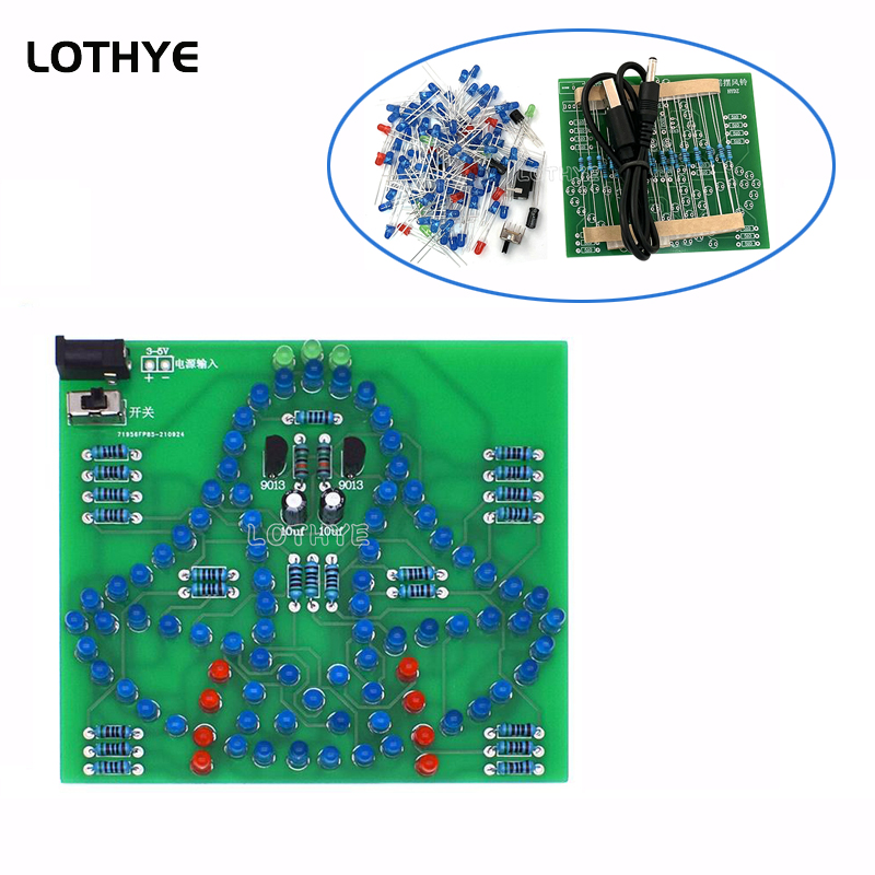 DC 3-5V LED Light Swing Wind C - Diy Electronics Project Kit recension och pris
