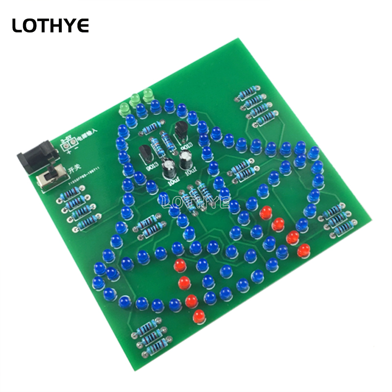 DC 3-5V LED Light Swing Wind C - Diy Electronics Project Kit recension och pris