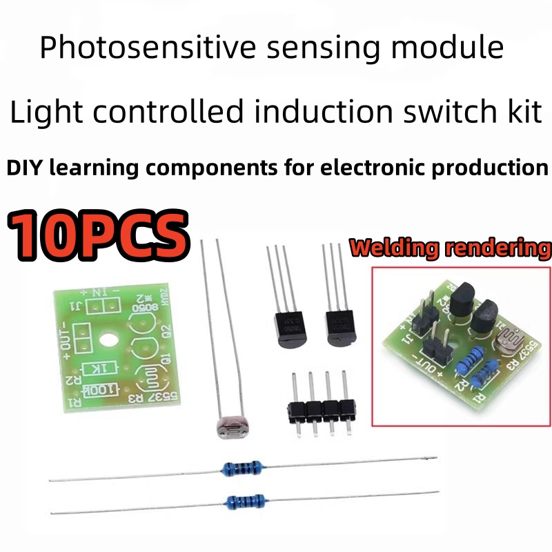 10PCS Light sensitive sensing  - Diy Electronics Learning Kit recension och pris