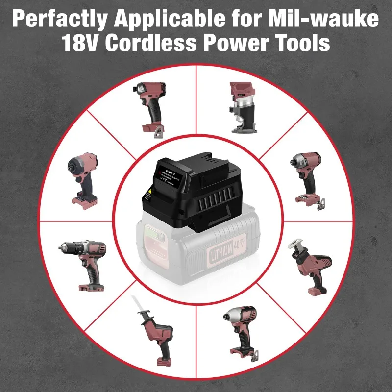 BD40MIL18 Battery Adapter Suit - Black+Decker Tool Cordless recension och pris
