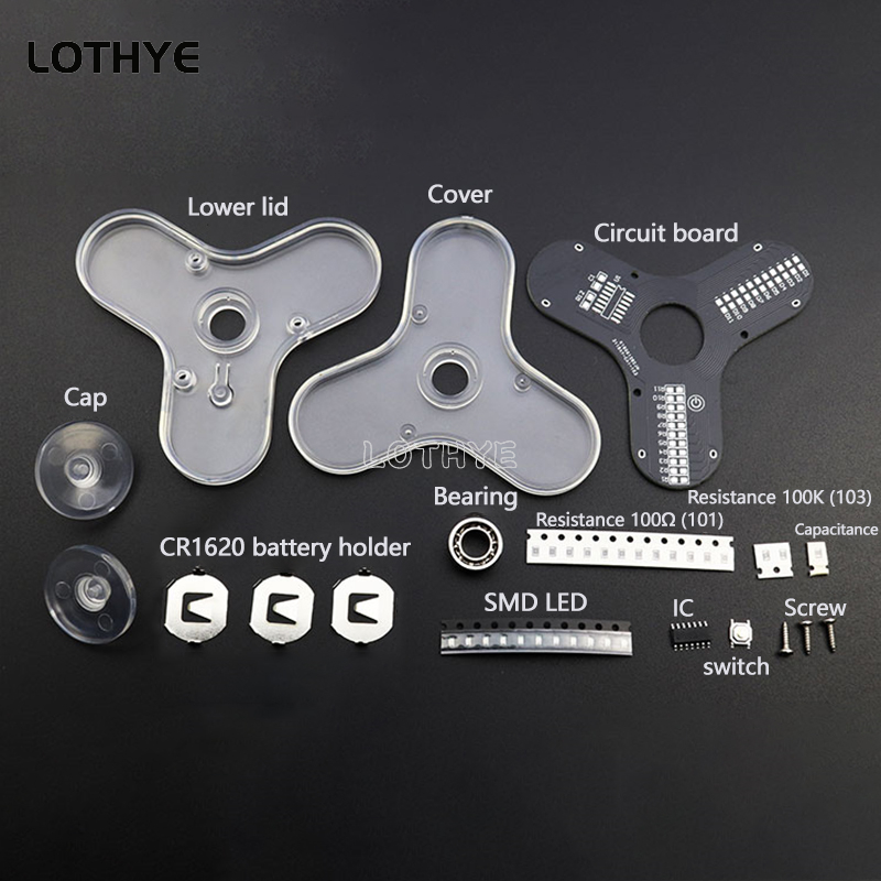 LED Fidget Spinner Manufacture - Diy Electronics Project Kit recension och pris