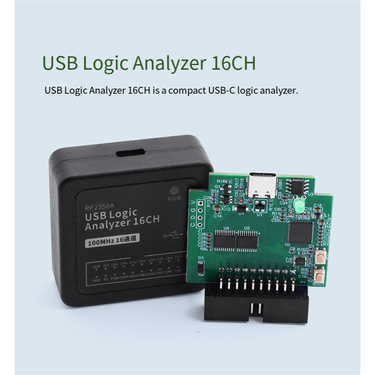 USB Logic Analyzer Logic Analy - Logic Analyzer Usb recension och pris