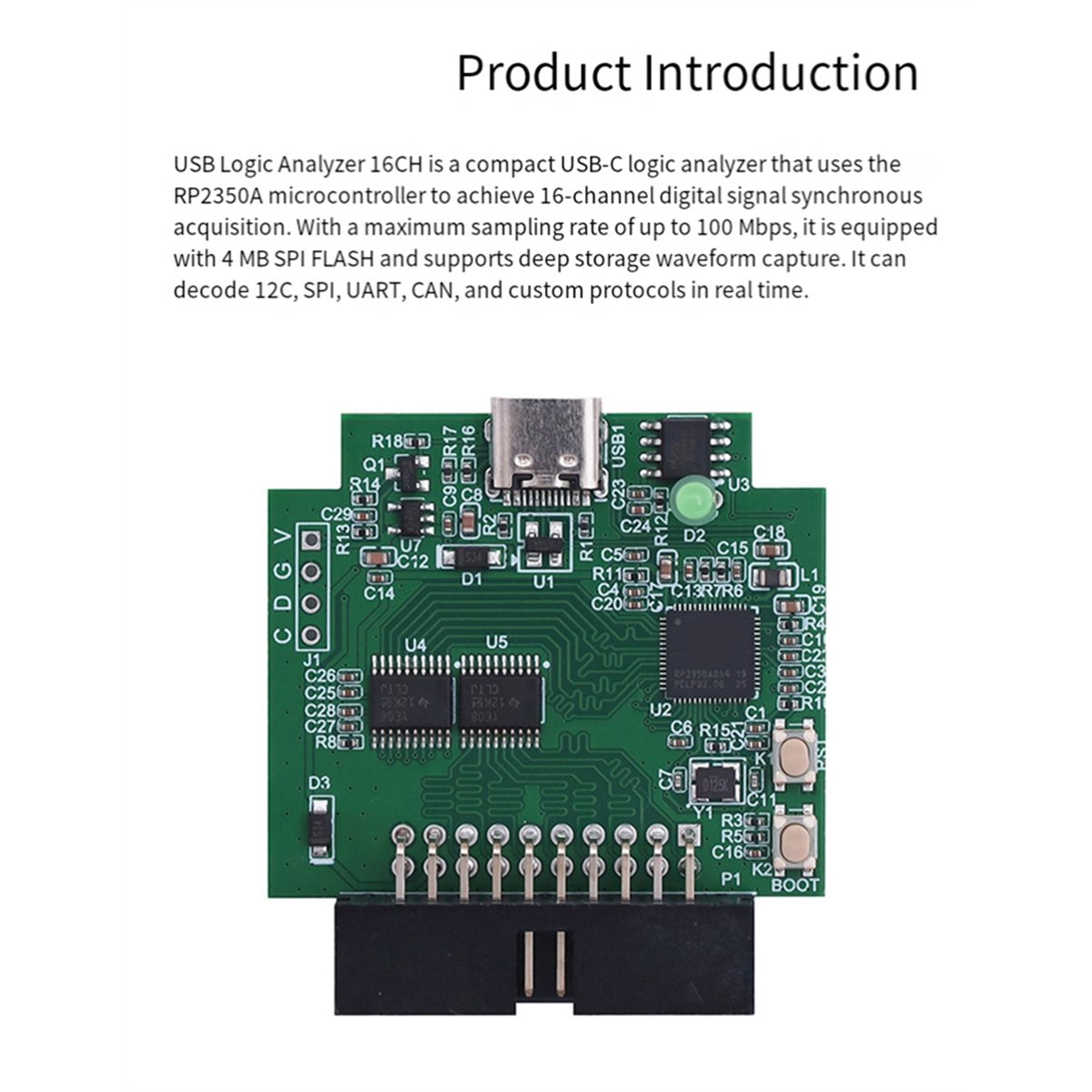 USB Logic Analyzer Logic Analy - Logic Analyzer Usb recension och pris